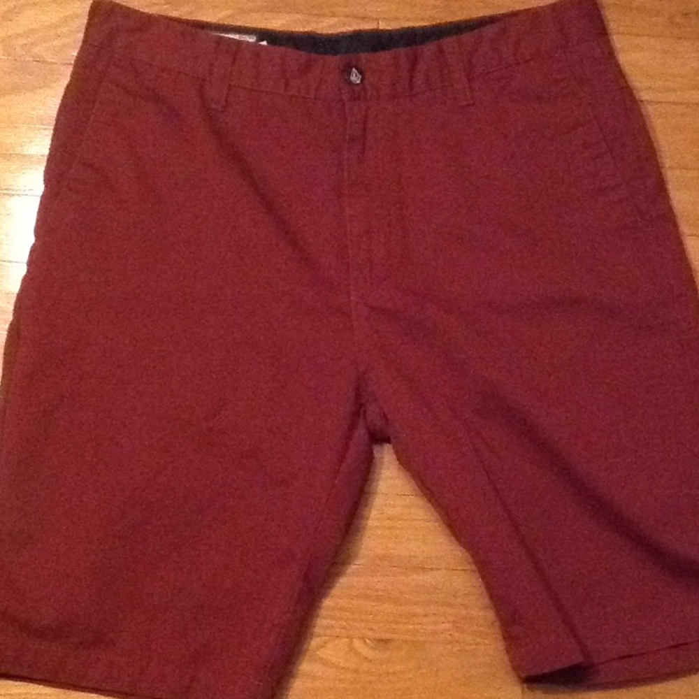 Volcom Maroon Shorts